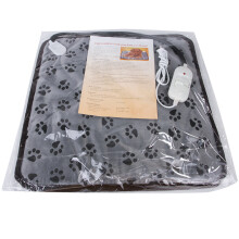 (Flowers, EU) Pet Heat Pad Heating Pad Pet Dog Bed Waterproof Warmer Puppy Warm Blanket Pet Sofa Pad U.S/EU Plug