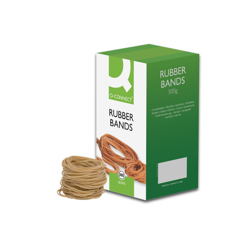 Q-Connect Rubber Bands Assorted Sizes 500g KF10577