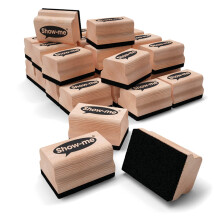 Show-Me Whiteboard Eraser Pack, Mini Erasers for Drywipe Boards & Chalkboards in Schools, Versatile & Easy-to-Use Whiteboard Rubber, for Classrooms Or