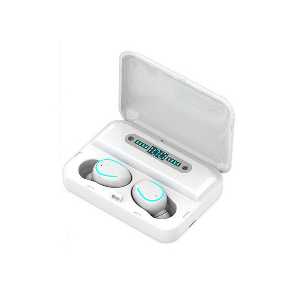 (White) Bluetooth 5.0 Headset Tws Wireless Earphones Mini Stereo Headphones Earbuds White 110691425324