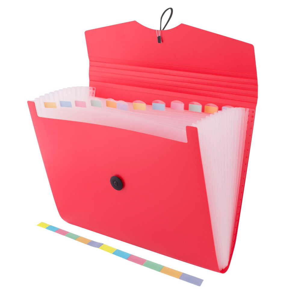 D.rect | Expandable Expanding File | Document Organiser | Folders Expander For School - Office - Home | Expanding File Folders | Pockets Filing Box | 5051303186743