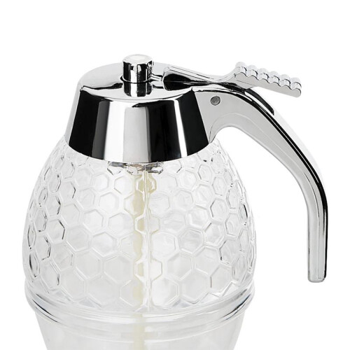 Juice Syrup Cup Squeeze Bottle, Storage Pot Holder Bee Dripper,Kettle Honey Jar Container, Kitchen Accessories 2