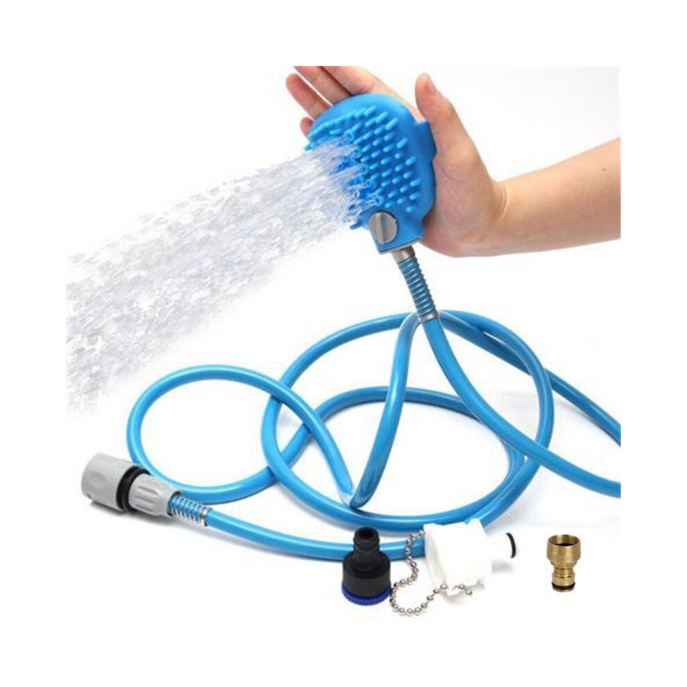 Pet Bathing Tool Comfortable Massager Shower Head Cleaning Washing Bath Sprayer Dog Brush Pet Supplies 320997763581