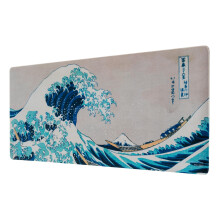 Grupo Erik XXL Mouse Pad - Hokusai | Gaming Desk Mat 31.5 x 13.8 inches, Non-Slip Rubber Keyboard & Mouse Mat Large | Japanese Art Gifts, Gaming Gifts