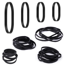 Elastic Bands Heavy Duty 80Pcs Thick rubber bands Natural Strong Money Elastic Bands Wide Rubber Band Stationary Stretchable Bands for Home School
