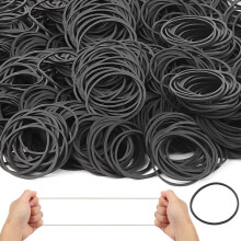 Lonely high heels 1300 Pcs Black Elastic Bands Strong Rubber Bands 450g Heavy Duty Stretchable Bands Natural for Office School Supplies Home Hair Bank