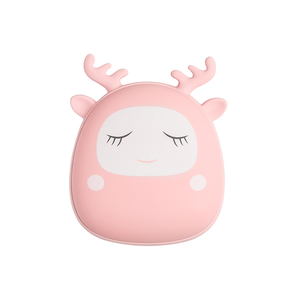 (Elk) Cute Cartoon Electric Hand Warmer Mini Portable Usb Rechargeable Mobile Power 110691427168