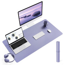 YSAGi Non-Slip Desk Pad, Waterproof PVC Leather Desk Table Protector, Ultra Thin Large Mouse Pad, Easy Clean Laptop Desk Writing Mat for Office