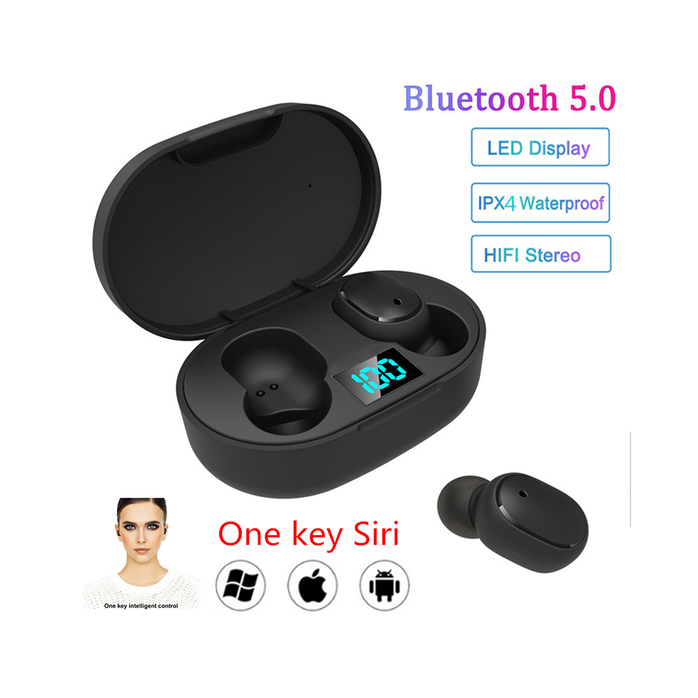 E6s Bt5.0 Mini Earbuds Tws Wireless Led Earphone Waterproof In Ear Stereo Headset 110691427311