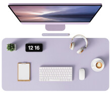 MOLMO Non-Slip Desk Mat, Waterproof Desk Pad Table Protector, Easy Clean Laptop Mat Large Mouse Pad Leather Writing Mat with Suede for