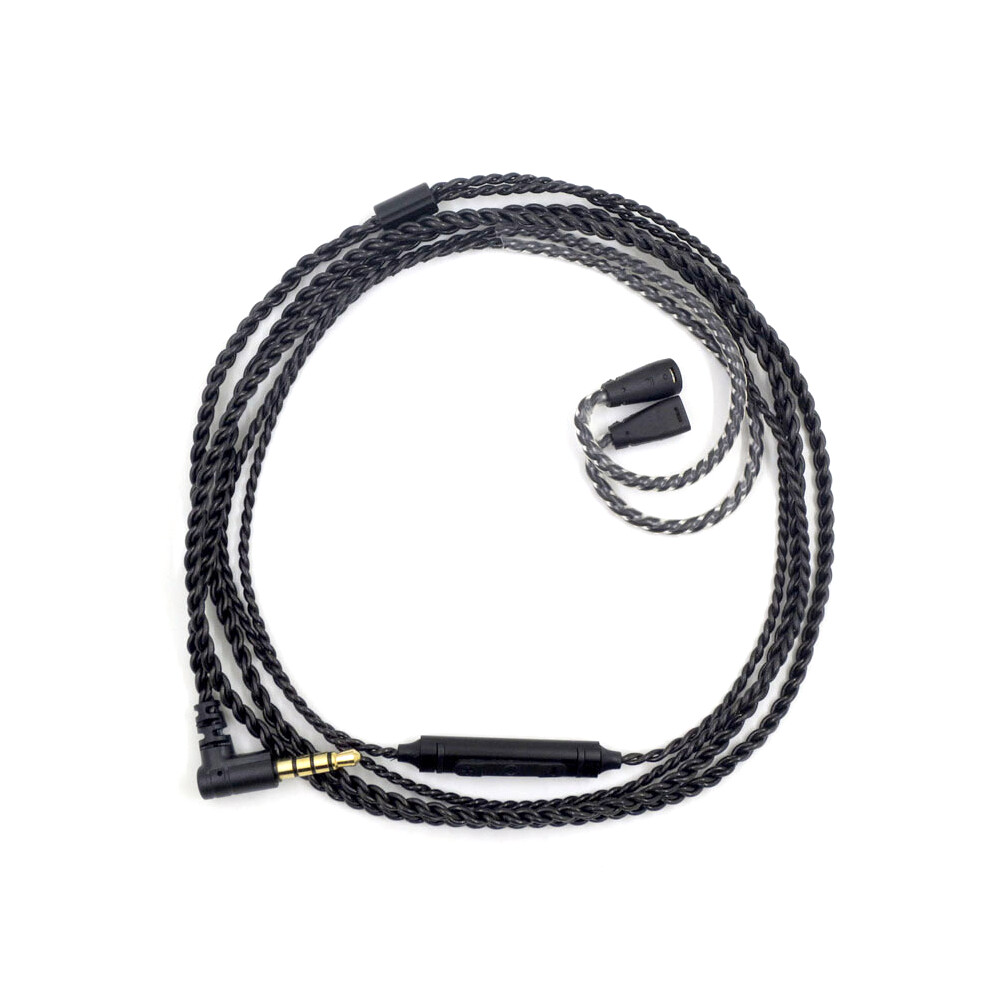 (Ie Interface Cable) Upgrade Audio Cable Replacement Line For Shure/Audio-Technica/Sennheiser Headphone Silver 110691421470