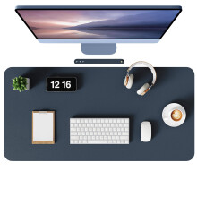 MOLMO Non-Slip Desk Mat, Waterproof Desk Pad Table Protector, Easy Clean Laptop Mat Large Mouse Pad Leather Writing Mat with Suede for