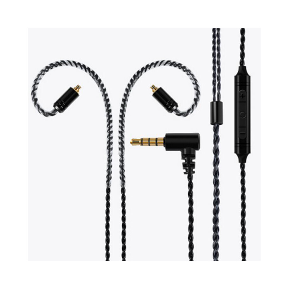 (Mmcx Interface) Upgrade Audio Cable Replacement Line For Shure/Audio-Technica/Sennheiser Headphone Silver 110691421456