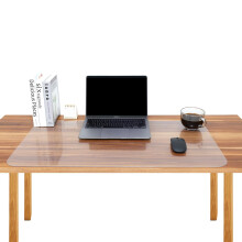 YUNSHANGHE Clear Desk Mat 60 x 40 cm Non-Slip Clear Desk Pad Protector with Round Edge Waterproof Desk Table Cover Mat for Office Home and School