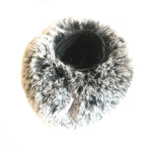 Furry Muff Wind Cover & Foam Microphone Screen for Blue Yeti/Pro