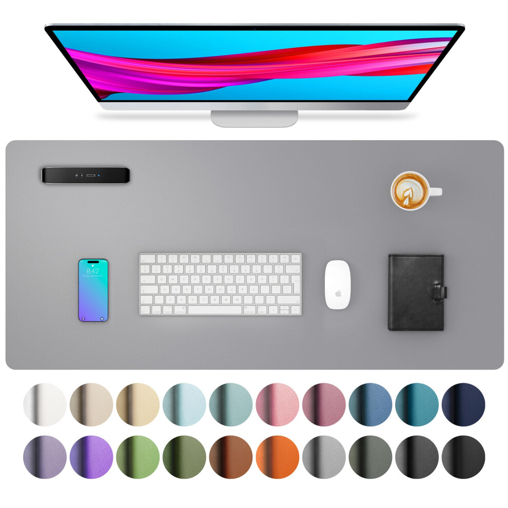 Photos - Other for Computer Leather Desk Pad Protector,Mouse Pad,Office Desk Mat, Non-Slip PU Leather Desk Blotter,Laptop Desk Pad,Waterproof Desk Writi