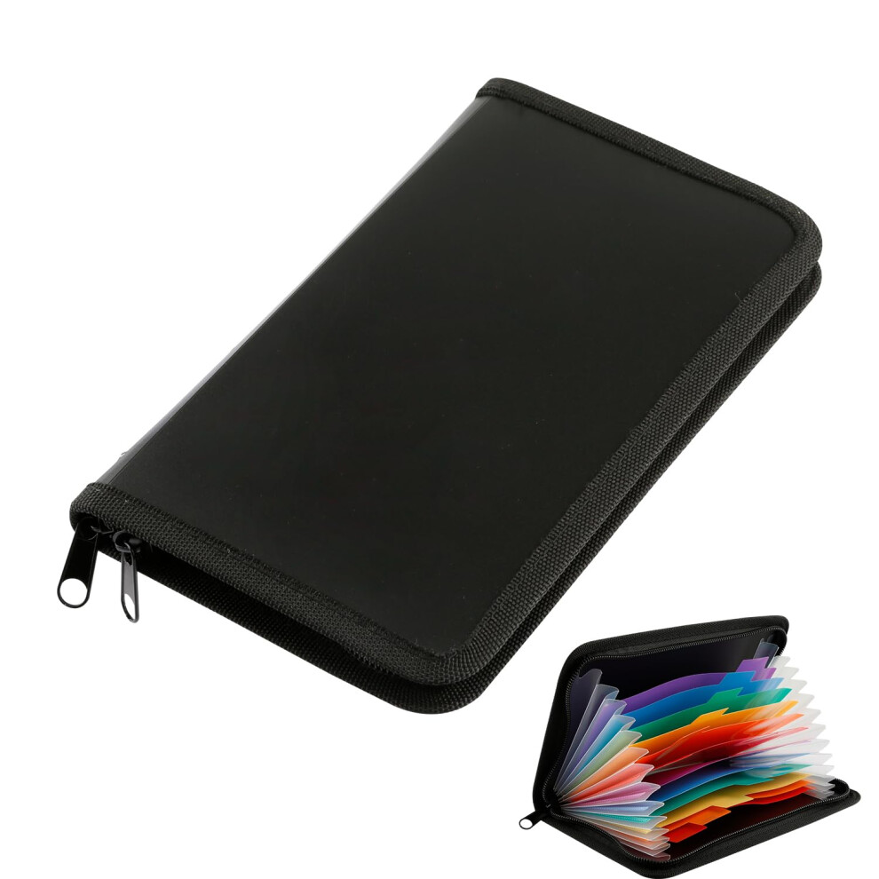 Rumyve Mini Accordian File Folder,13 Pockets Expanding File Organiser,A6 Document Accordion Folder For Office And School 5051303195431