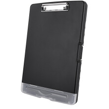 ASelected Clipboard with Storage,A4 Clipboard with Pen Holder,Plastic Clipboards with Compartment, Heavy Duty Storage Box Folder for School, Office,
