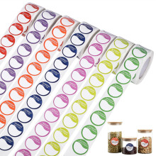 Days of The Week Labels, 3500 Food Label Stickers Circular Full Week Day Dots Food Rotation Label for Commercial Kitchen, Restaurants, and Catering