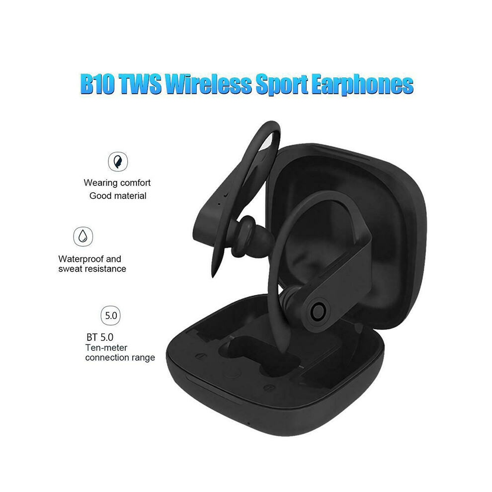 B10 Tws Wireless Sport Earphones Bluetooth 5.0 Stereo Earbuds Headphone Headset 110691427687