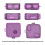 Custodia per Auricolari Wireless per  Ear 2, Colore Trasparente, Impermeabile e Antiurto, per PC D 6