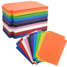 KineticKraft 100 Pieces Trading Card Dividers, 3.7x2.7inch Flex Card Dividers with Tabs, Reusable Card Sorting Divider, Plastic Divider Cards