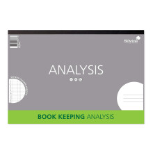 Silvine A3 Book Keeping Analysis Pad, 80 Pages Printed 'Analysis' 16 Columns - Ref A3A16