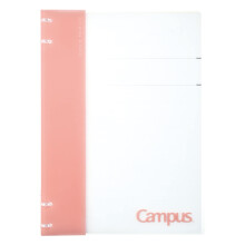 Kokuyo Campus Refillable Notebook, A4 2x2 Slim Ring Binder Notebook with Customizable Title Page, 40 Sheets Capacity. Suitable for 30 Holes Loose Leaf