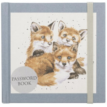 Wrendale Designs by Hannah Dale - Snug as a Cub Illustrated Pocket-Sized Password Book - 104mm x 109mm