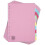 Officely 10-Part Assorted File Subject Dividers (Pack of 5) 1
