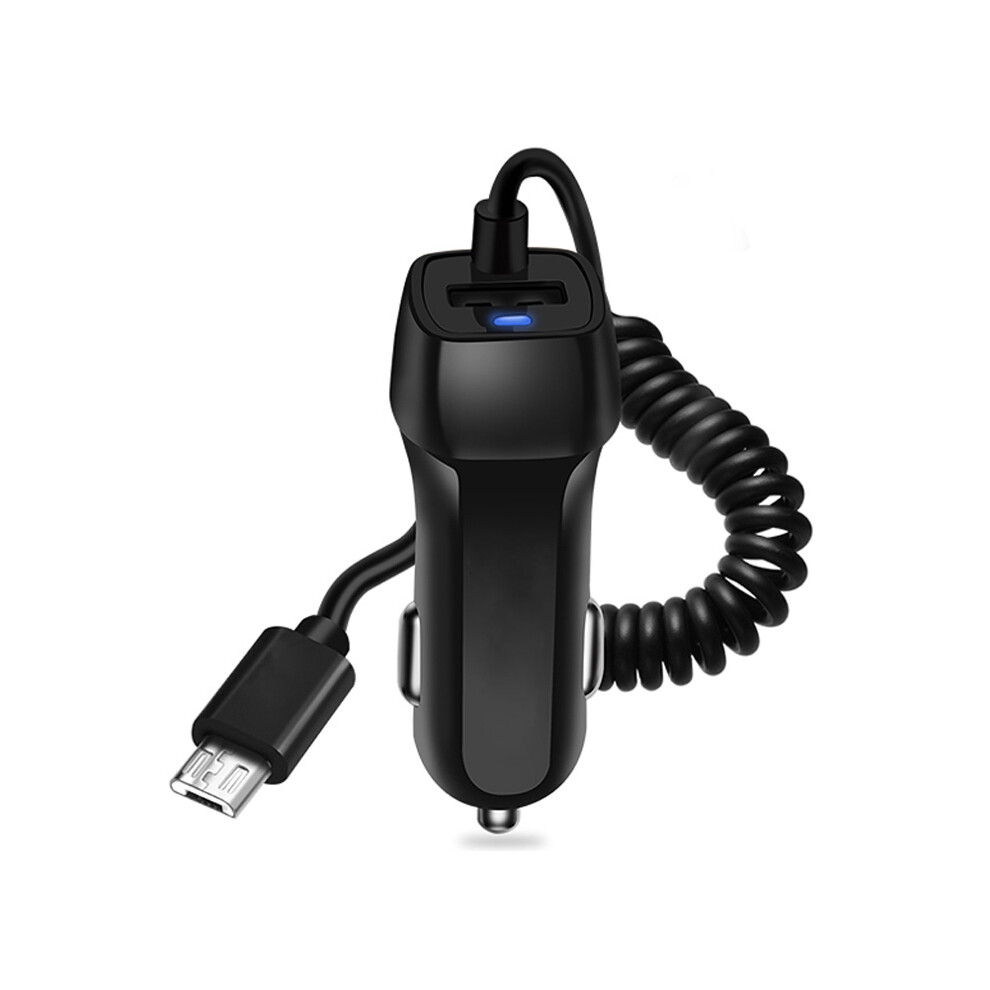 ( Micro-Usb) Universal Multi-Protection Car Usb Fast Charger For Huawei P30/P30 Pro/P20/P20 Pro Black 123643890873