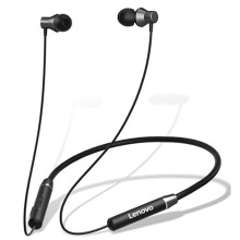 (Black) Original Lenovo HE05 BT5.0 Wireless Earphone Sport Headset HiFi Stereo Headphone