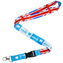 Tigoli Union Jack & Reform UK Lanyard ? Detachable Keychain Strap with Metal Clip | British Flag Design Ideal for Everyday Use, Events & Collectors