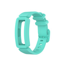 (Lake blue) Water-Resistant Silicone Replacement Band for Fitbit Ace 2, Inspire, and Inspire HR Fitness Watches