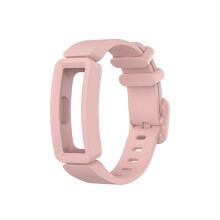 (Pink) Water-Resistant Silicone Replacement Band for Fitbit Ace 2, Inspire, and Inspire HR Fitness Watches