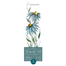 Hahnem?hle Watercolour Bookmark Pad, Watercolour Bookmark Pad, 100% Cotton, Matte, 300 g/m?, 5.5 x 20 cm, 15 Sheets