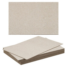PATIKIL 7x5x0.04" Chipboard Sheets, 20Pcs Thick Book Board Binders Board Sturdy Bookbinding Supplies for Book Binding Cover, Gray