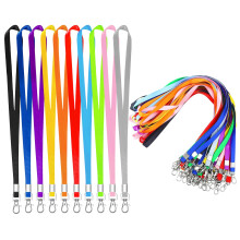 XHDA 50PCS Colorful Lanyards for Neck, Lanyards for ID Badge, Lanyard with Metal Swivel Hook for ID Card Badge Holder