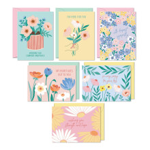 S&O Boxed Sympathy Cards with Envelopes. 24 Sorrow Notes Assortment. 6 Condolence Notes Styles. Suitable for Pet Sympathy sheets and Religious