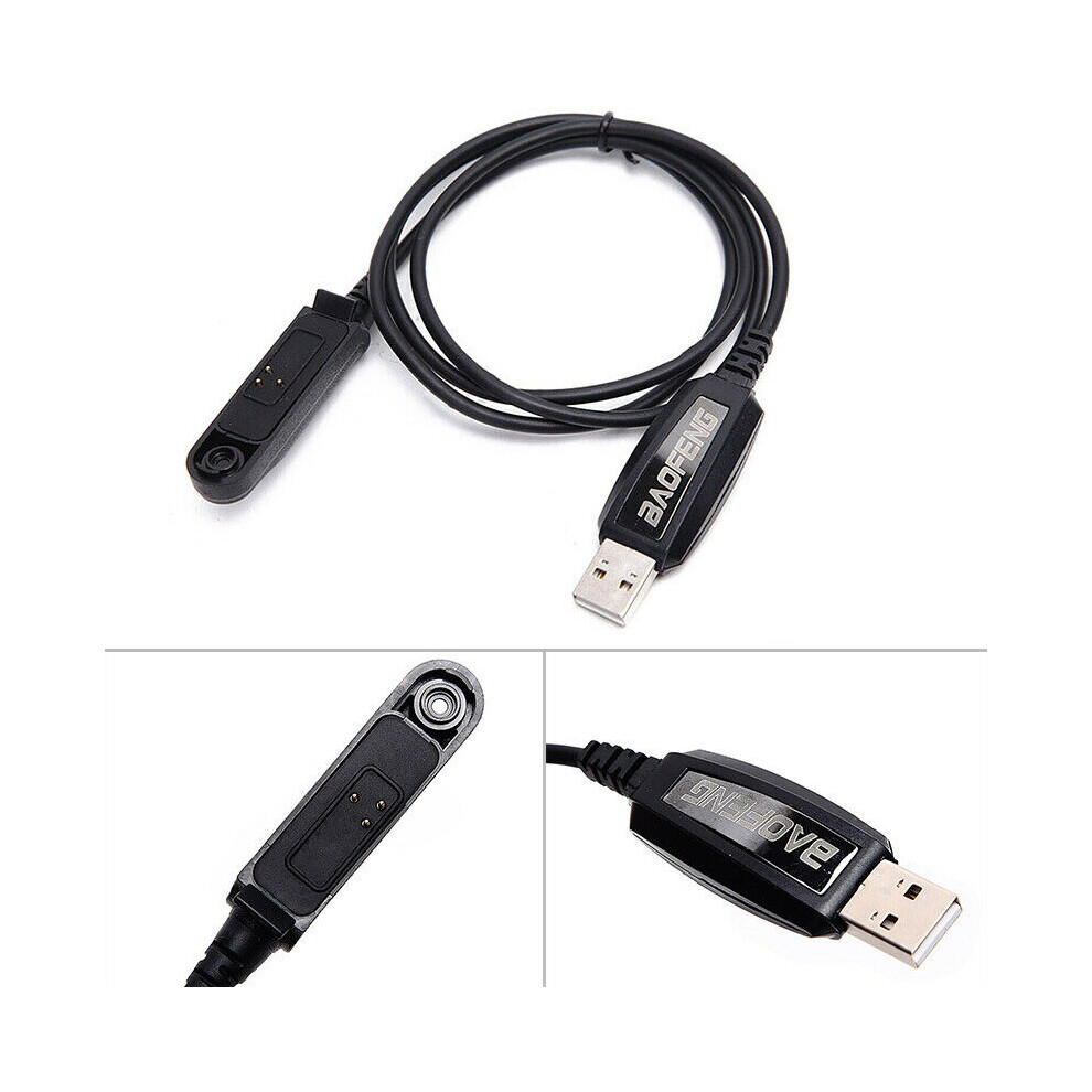 Usb Programming Cable W/ Cd For Baofeng A58 Bf-9700 Gt-3Wp Radio Walkie Talkie 110691412843
