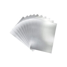 Creativity Inspired Basic Silver A4 170gsm Card Pack, 50 Sheets One-Sided for Crafting, Children Art Activities & Scrapbooking, Ideal for Hobbyists