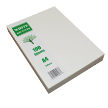 Craft UK 2255 A4 White Recycled Card 250 gsm - 100 Sheets