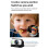 Ultra HD Action Camera with Flip Screen Recording VLOG-Ready Image Stabilization Wide-Angle Lens Cycling Camera White 9