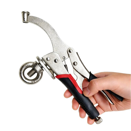 Grampo de Fixação de 9 Polegadas para Furadeira de Bancada, Resistente, com Trava, para Soldagem e Fixação em Mesas. Acessórios para Furadeira de 1