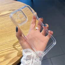 (15 Pro Max) New for Iphone 16/15/14/13 Pro Series DIY Transparent Tpu Soft Case Back Cover
