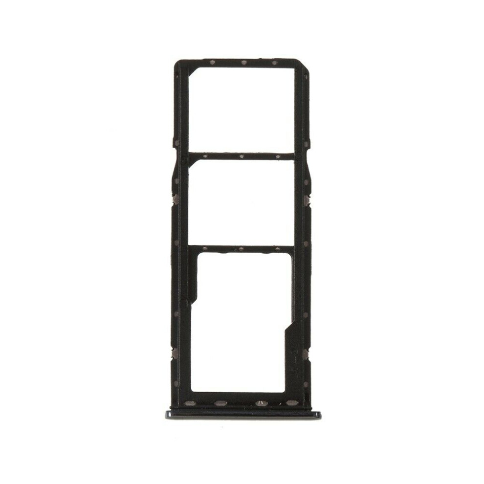 (Black) Dual Sim Micro Sd Card Tray Holder Replacement For Samsung Galaxy A50 Sm-A505 Black 320997866473