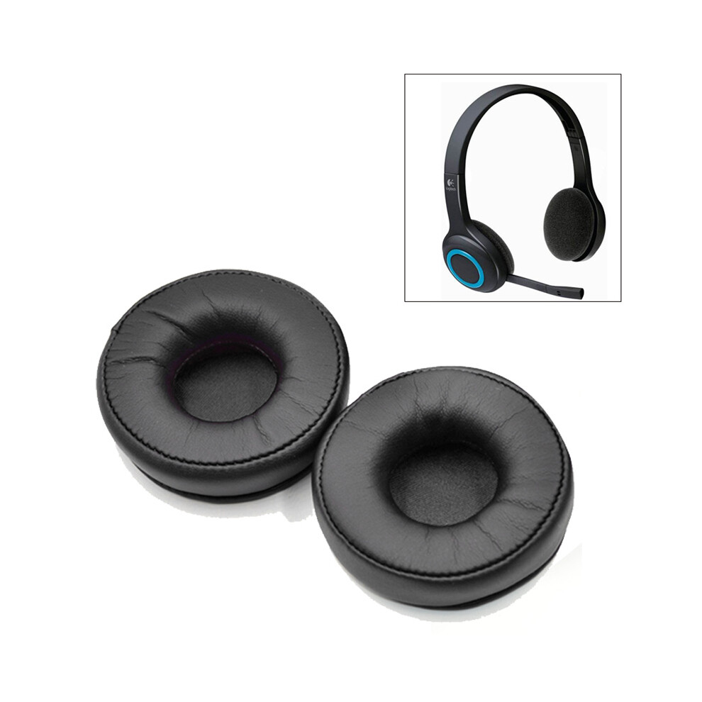 1 Pair Soft Earpads Leather Foam Cushion Ear Pads For Logitech H390 H600 H609 Headphone 110691414137