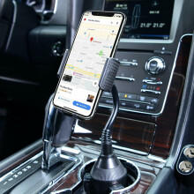 Adjustable Universal Car Mount Holder Stand Gooseneck Cup Cradle for Cell Phone