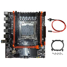 X99 D4 Stationärt Moderkort + Switchkabel B85 LGA2011-3 4X DDR4 REG ECC RAM-Platser M.2 PCIE SATA3.0 X99 Gamingmoderkort