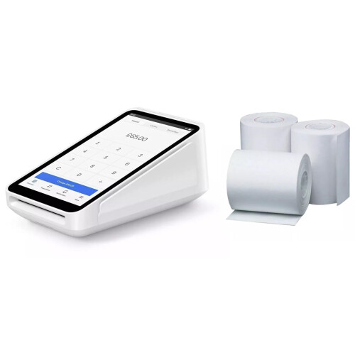 Replacement Receipt Paper for Square Terminal Payment Device, 20 Rolls
